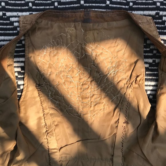 vtg suede altered vest - Picture 6 of 13